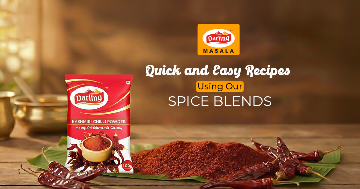 Quick and Easy South Indian Recipes Using Darling Masala Blends