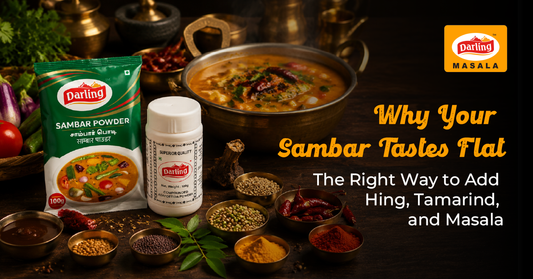 Why Does Your Sambar Tastes Flat: The Right Way to Add Hing, Tamarind, and Masala