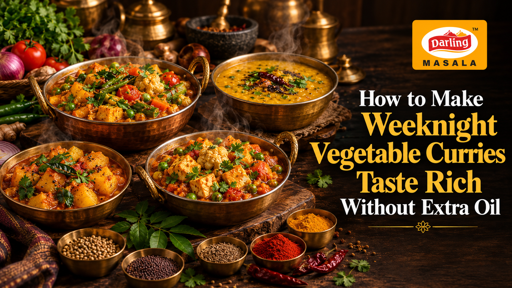 Vegetable Curry Tips, Rich Flavour Without Extra Oil – Darling Masala