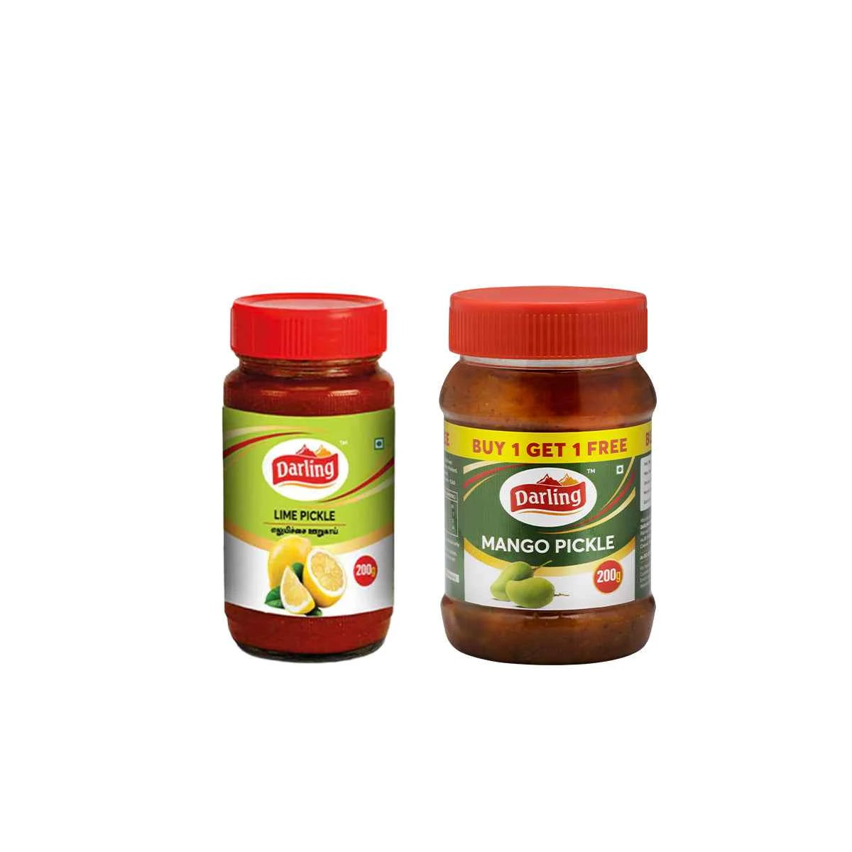 Darling Pickle Combo – Lime & Mango Pickle (200g)