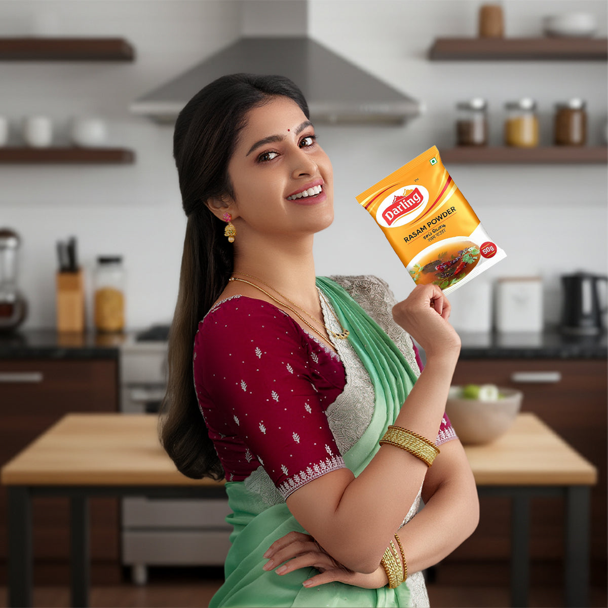 Darling South Indian Spice & Snack Bundle – Sambar, Rasam, Appalam & Mango Pickle