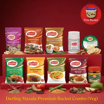 Darling Masala premium Bucket combo - Veg (Free Bucket)